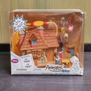Disney Animators' Collection Littles Belle Cottage Micro Playset 13 Pieces NEW